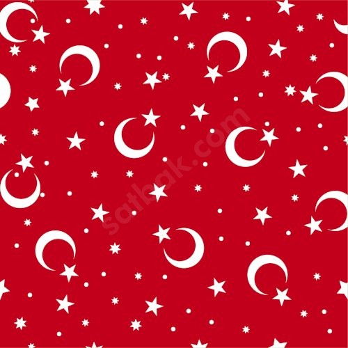 Türkiye Bayrak Baskılı Bandana