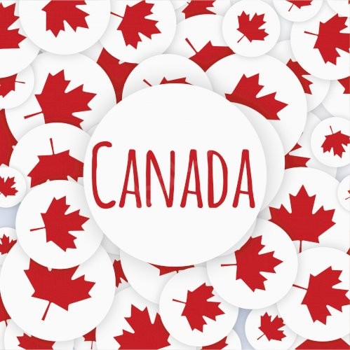 Kanada Bayrak Baskılı Bandana